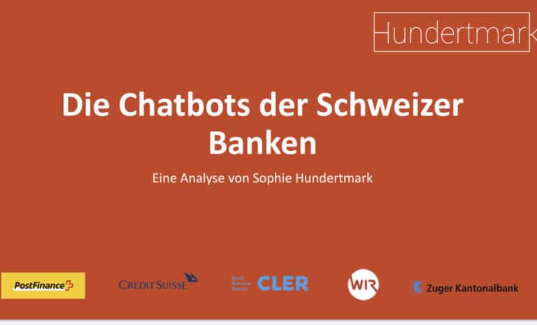 Schweizer banken chatbots