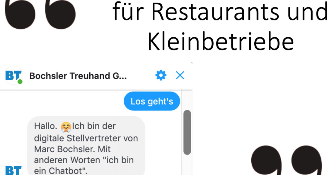 Facebook-Chatbots für Restaurants und Kleinbetriebe
