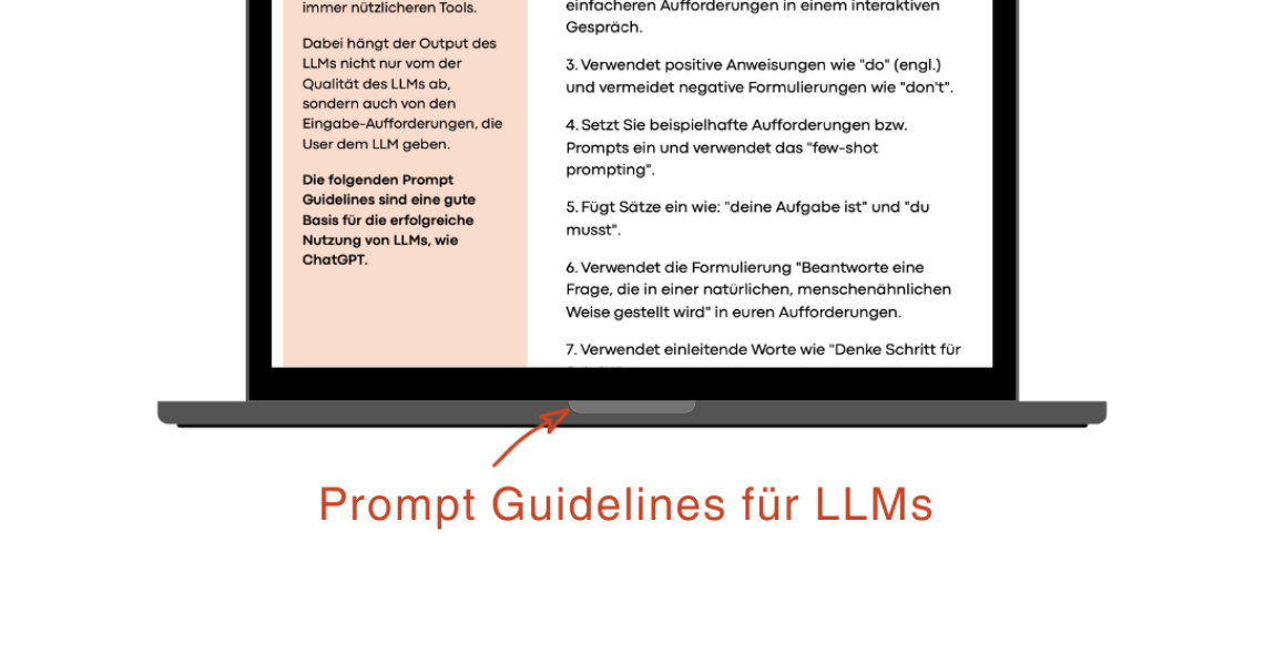 Prompt Guidelines für LLMs